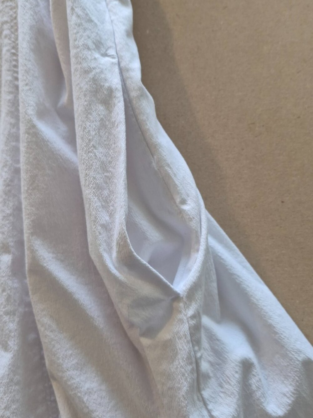 Abercrombie & Fitch White Fit & Flare Dress Womens XXL Sleeveless Open Back - Picture 8 of 11